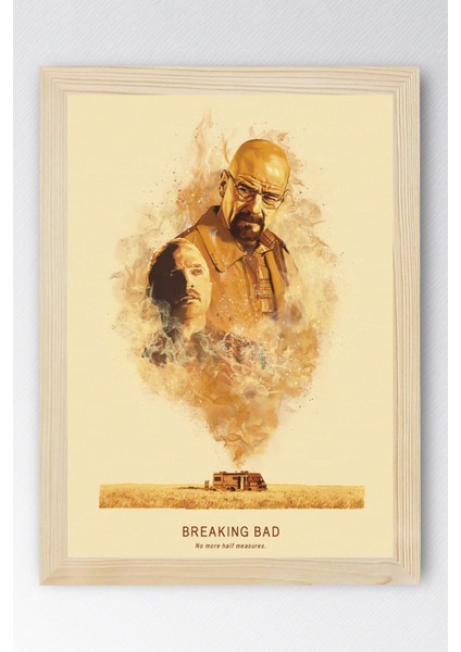 Breaking Bad Çerçeveli Tablo - Dizi Afişi Poster Tablo