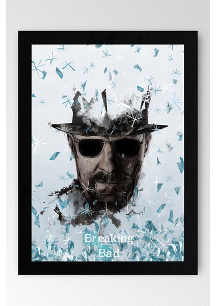 Breaking Bad Çerçeveli Tablo - Dizi Afişi Poster Tablo