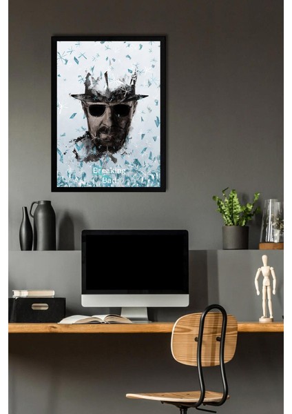 Breaking Bad Çerçeveli Tablo - Dizi Afişi Poster Tablo fiyatları
