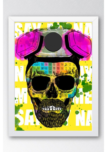 Breaking Bad Çerçeveli Tablo - Dizi Afişi Poster Tablo