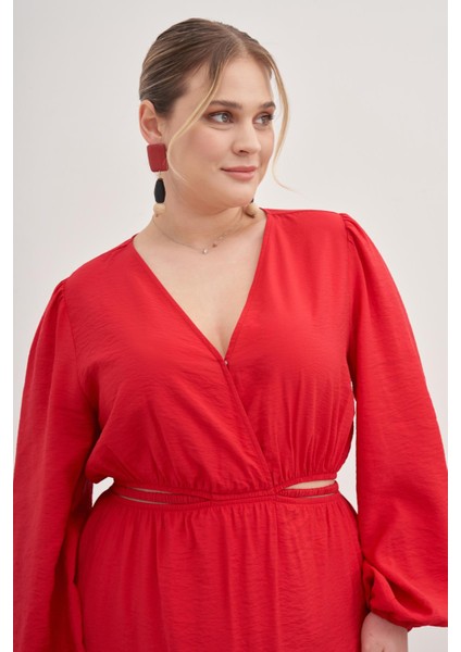 Cut-Out Elbise