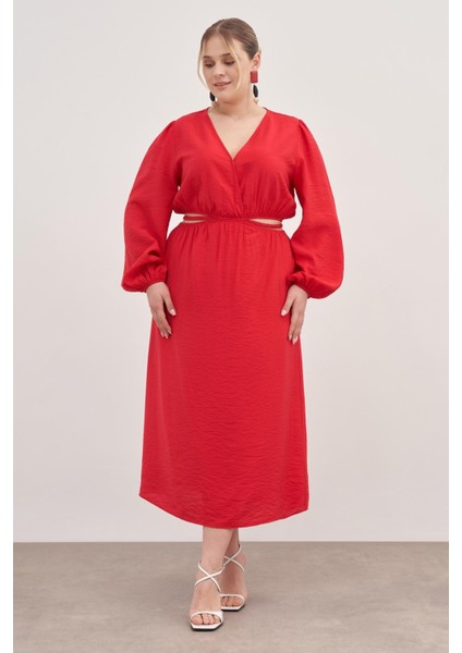 Cut-Out Elbise