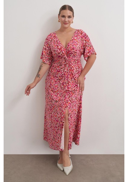 Önü Düğümlü Örme Elbise fiyatları