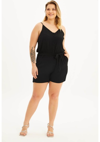 Ip Askılı Kısa Tulum