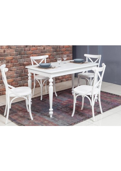 Alzando Tornalı Açılır Masa, Beyaz, 125 x 80 fırsatları