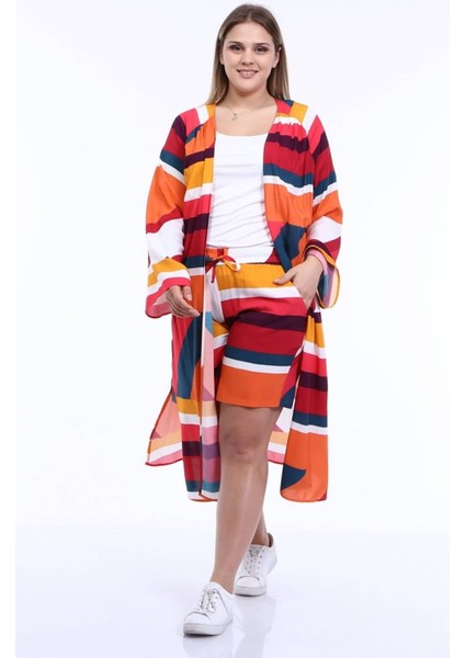 Kuşaklı Uzun Kimono
