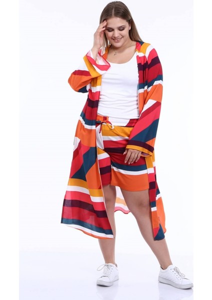 Kuşaklı Uzun Kimono