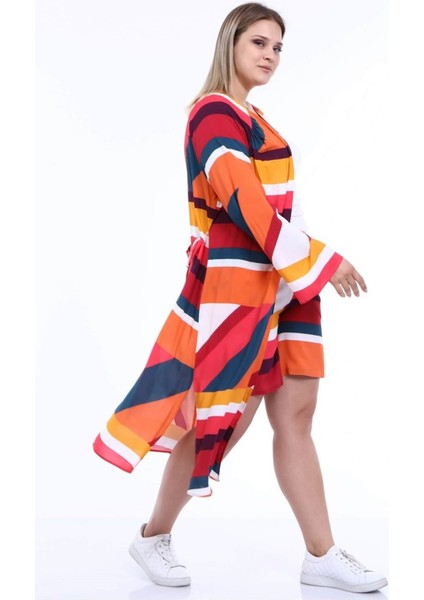 Kuşaklı Uzun Kimono