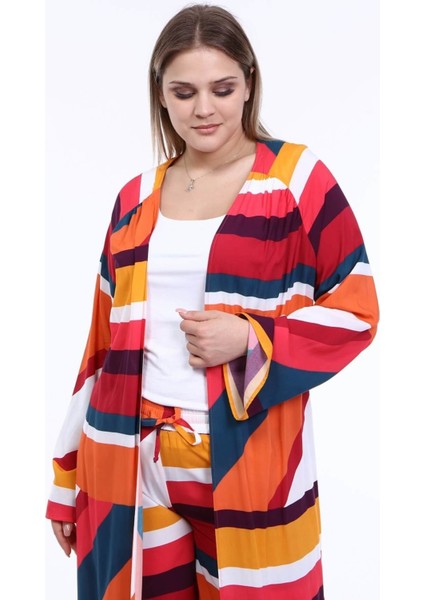 Kuşaklı Uzun Kimono