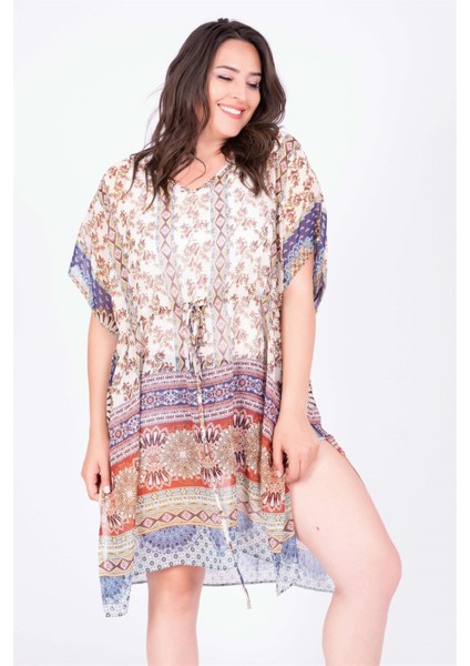 Büzgü Detaylı Kimono 34881