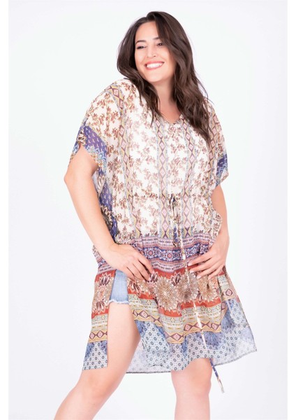 Büzgü Detaylı Kimono 34881