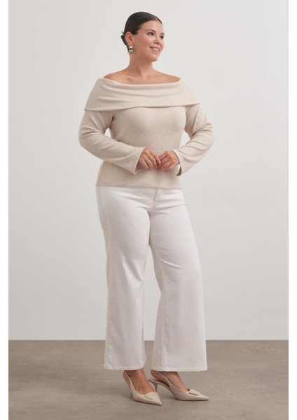 Açık Omuzlu Triko Bluz fiyatları