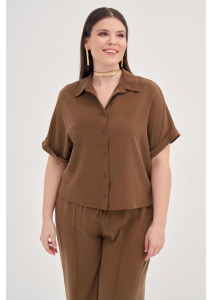 Kısa Kollu Oversize Gömlek modelleri