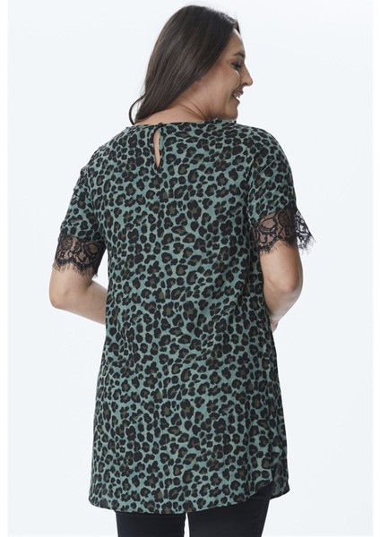 Kolları Dantel V Yaka Tunik fiyatları