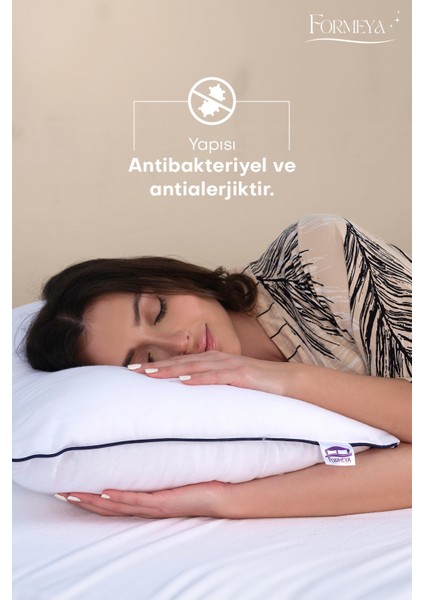 Climate %100 Pamuk Nano Jel Yastık Otel Yastığı 50*70 Cm Dış Kumaş 1100 gram