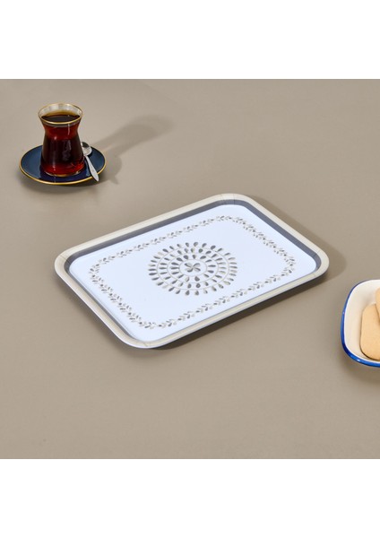 Kitchen Butas Tepsi - Renkli - 27X21 cm