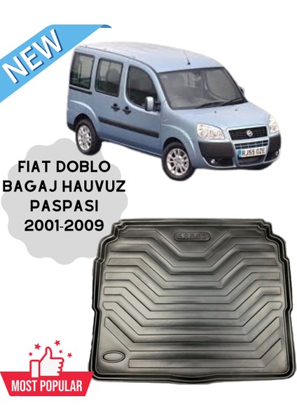 Fıat Doblo Bagaj Havuzu Siyah 2001-2009