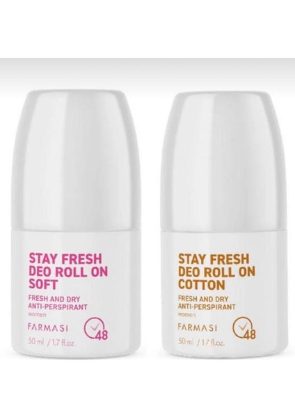 Anti-Perspirant Deo Roll On Kadın Soft & Farmasi Anti-Perspirant Deo Roll On Kadın Cotton