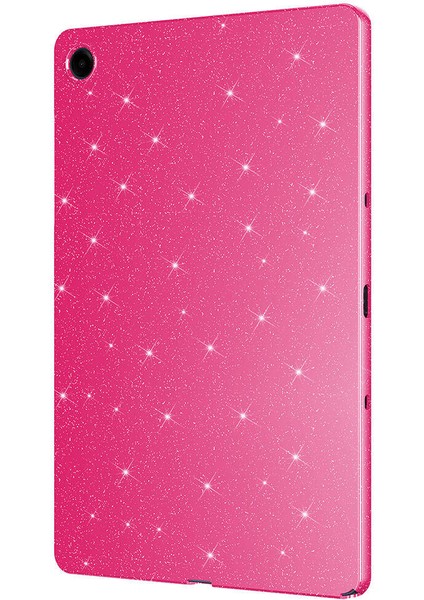 Galaxy Tab S9 Fe Uyumlu 11 Inç Fuchsia Işıltılı Tablet Kılıf
