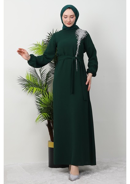 Sinem Tesettür Elbise Haki fiyatları