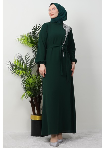Sinem Tesettür Elbise Haki fırsatları