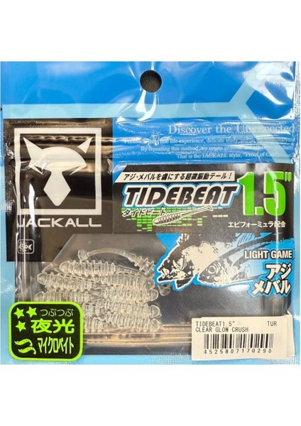Tidebeat 1.5 3.8cm Silikon Yem Clear Glow Crush fiyatları