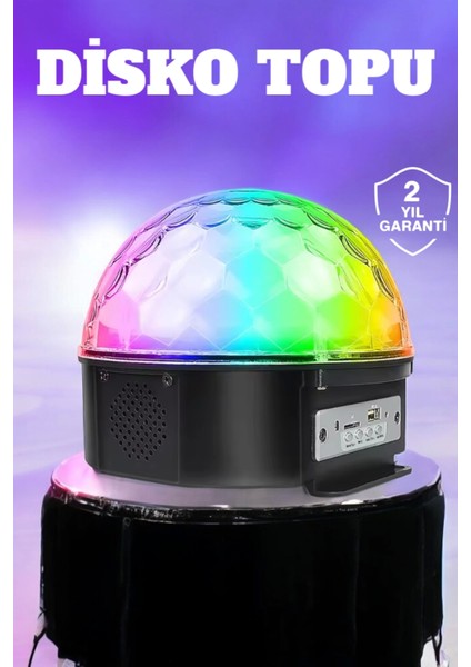 Kompakt Tasarımlı, Telefon Kontrollü Disko Topu Işıkları