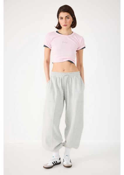 Brushed Modal Pamuk Jogger Pantolon