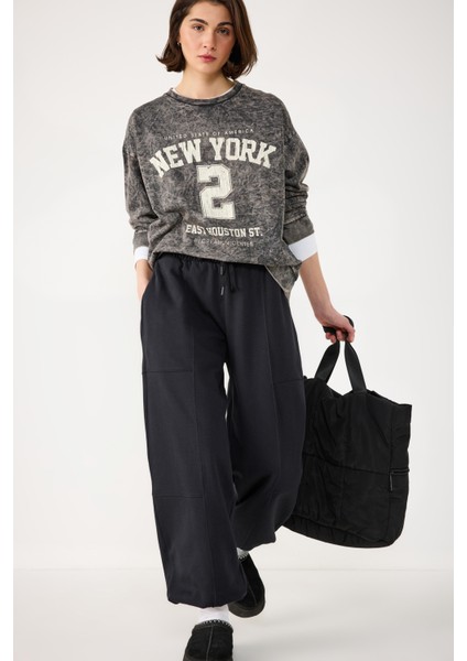 Brushed Modal Pamuk Jogger Pantolon