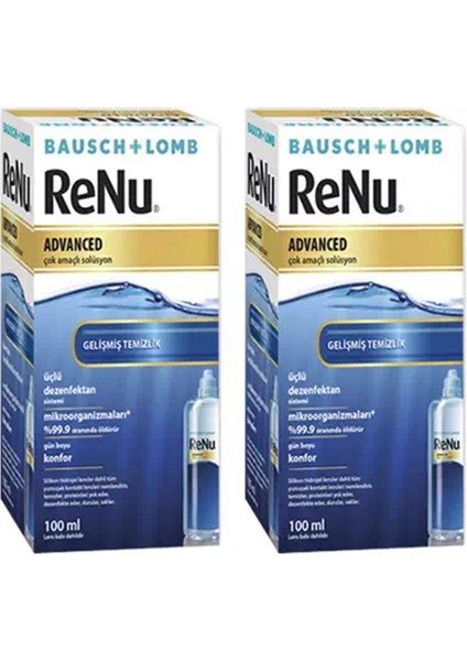 Advanced 100 ml Lens Solüsyon 2 Adet