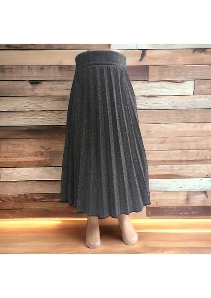 8-14 Yaş Kız Çocuk Piliseli Uzun Etek