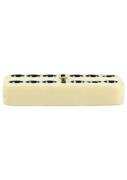Büyük Boy Domino Oyun Seti Seramik Çantalı 4 x 24 x 1 cm