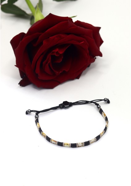 Deri ve Yemen Akik Taşlı Doğal Taş Bay-Bayan Bileklik 201023649 fırsatları