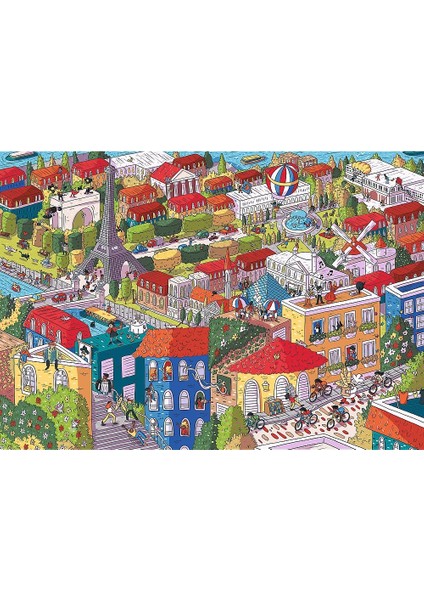 Puzzle Paris Fransa - 1000 Parça (68,3X48CM) Trefl