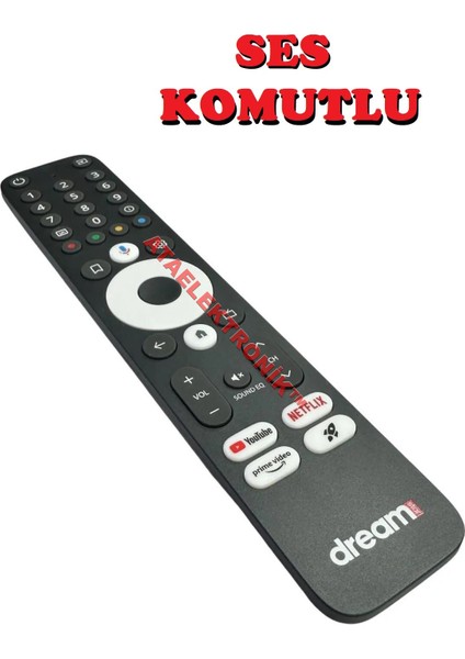 Dreamstar ORJİNAL Nova Android Box Kumandası Orjinal Logolu - Ses Komutlu