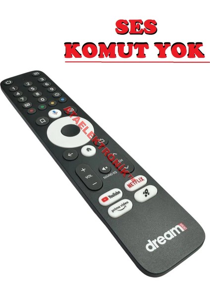 Ses Komut Yok Orjinal Dreamstar Nova Androidbox Kumandası Orjinal Logolu