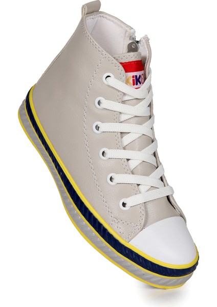 Pant Günlük Bağcıklı Fermuarlı Erkek Çocuk Spor Ayakkabı Gri