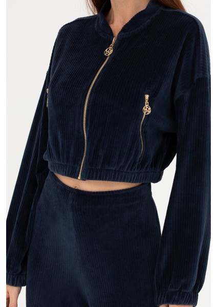 Kadın Lacivert Sweatshirt 50271608-Vr033