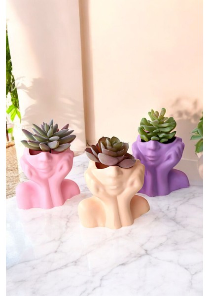 Dekoratif Vazo Seti Obje Ev Dekorasyon Masa Üstü Dekor Vazo Seti Model 28