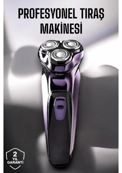 Profesyonel Şarjlı Saç ve Sakal Tıraş Makinesi Hassas Kesim
