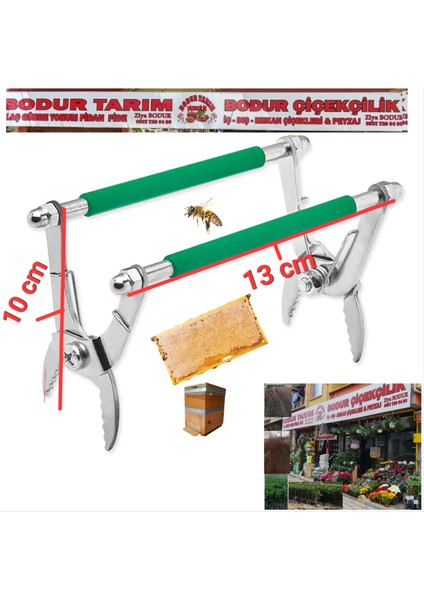 Bodur Tarım Bulancak Arı Balı Çerçeve,Çıtası Tutma Demir Pense Aparatı.