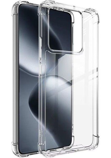 Xiaomi 14T Şeffaf Kılıf Köşelerde Darbelere Karşı Ultra Kalınlık (Antishock)-Şeffaf