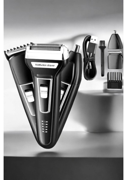 3 Başlıklı Kulak ve Burun Tıraş Makinesi Erkeklere Özel fiyatları