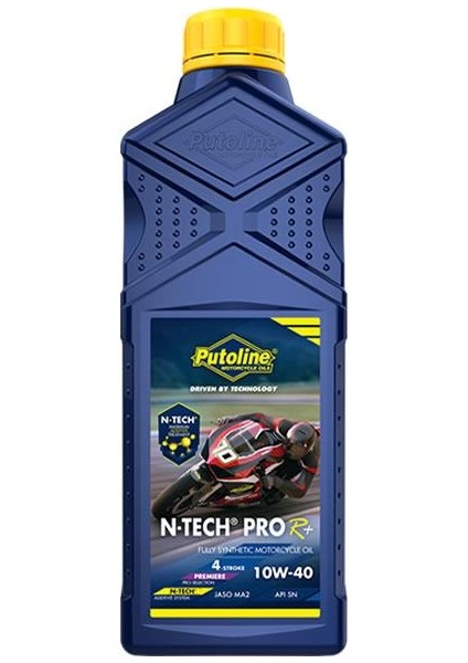 1 L Bottle N-Tech Pro R+ 10W-40 Tam Sentetik Motosiklet Motor Yağı
