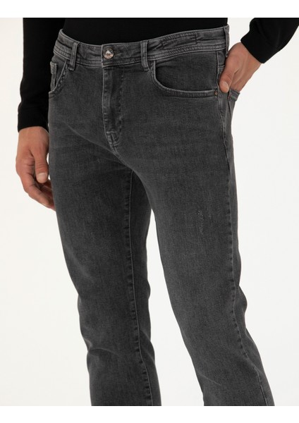 Erkek Antrasit Slim Fit Jean Pantolon 50274370-VR006
