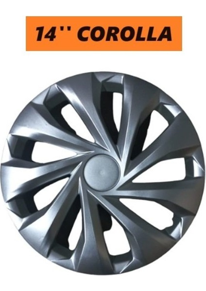 Jant Kapak 14'' Inç Takım (4 Adet) Toyota Corolla