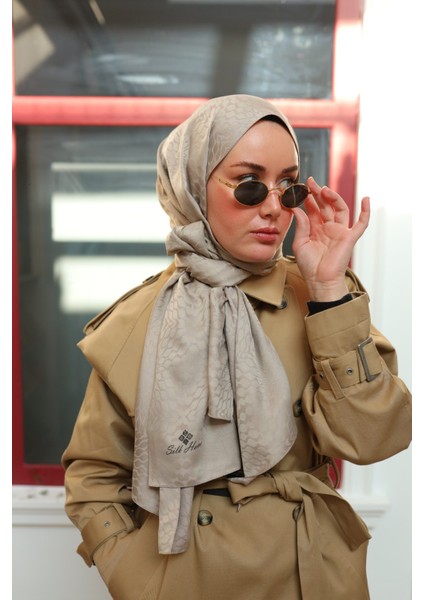 Batik Desen Jakarlı Deluxe Şal - Kum Beji fırsatları