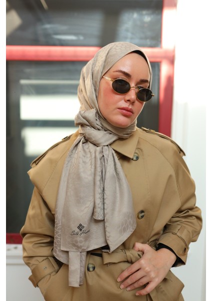 Batik Desen Jakarlı Deluxe Şal - Kum Beji indirimleri