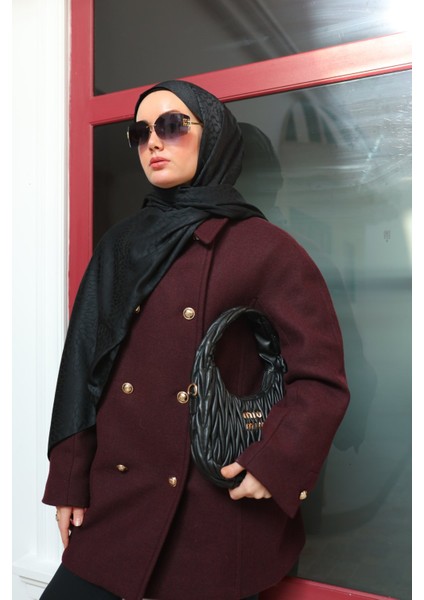 Batik Desen Jakarlı Deluxe Şal - Siyah fiyatları