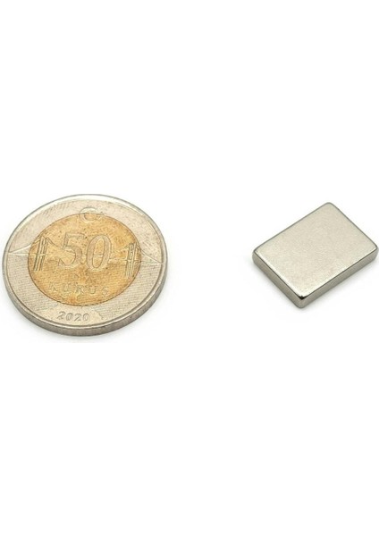 5 Adet 15 x 10 x 3 mm Güçlü Dikdörtgen Neodyum Mıknatıs